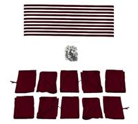 BREMER SITZBEZÜGE Rideaux sur Mesure pour Mercedes Vito W447 à empattement Moyen à partir de 2014 (728) en Bordeaux