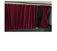 BREMER SITZBEZÜGE Rideaux sur mesure - Protection solaire - Compatible avec VW T5 T6 T6.1 Caravelle - Empattement long avec hayon - Bordeaux - Accessoires de camping - Accessoires de camping-car - 713