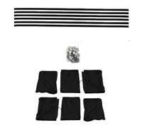 Bremer SITZBEZÜGE Rideaux sur Mesure - Protection Solaire - Compatible avec VW T5 T6 T6.1 - Transporteur Caravelle - empattement Court - pour Portes coulissantes et hayons Uniquement - Lot de 3