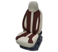 Bremer SITZBEZÜGE WPL413 - Housses de siège pour Camping-Car Ducato Weinsberg Adria Dethleffs - Lot de 2 Housses avec accoudoirs Beige/Marron