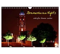 Bremerhaven Nights (Wandkalender 2026 DIN A4 quer), CALVENDO Monatskalender: Nachtaufnahmen aus Bremerhaven