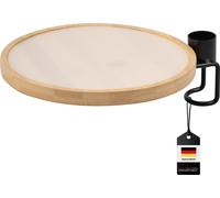 bremermann Assiette à plantes supplémentaire pour étagère à fleurs télescopique 61087, noir