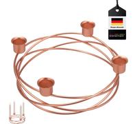 bremermann Bougeoirs - forme de couronne, pour bougies cylindriques / bougies de table, bougeoirs
