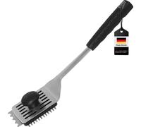 bremermann Brosse à barbecue, retourneur de grillades 2en1, acier inoxydable