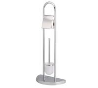 bremermann Brosse WC avec Support pour Rouleau et Brosse (Argent)