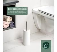 bremermann Brosse WC plastique, set de 15, blanc