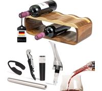 bremermann Casier à vin, 6 pièces, y compris décanteur-verseur, sommelier, bouchon à vide, tige de refroidissement et coupe-film