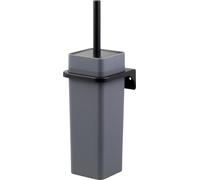 bremermann Garniture WC SAVONA Softtouch incl. support mural, porte-brosse WC, carré - gris