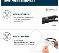 bremermann Garniture WC SAVONA Softtouch incl. support mural, porte-brosse WC, rond - taupe