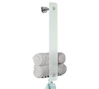 bremermann Lucente Porte-Serviettes en Verre pour Serviettes et Serviettes d'invité en Acier Inoxydable chromé Brillant