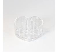 bremermann Organiseur pour cosmétiques, rangement pour maquillage avec 8 compartiments, en forme de cœur