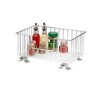 bremermann Panier coulissant pour armoires hautes de 40 cm de largeur avec étagère, chromé