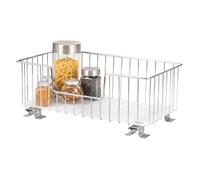 bremermann Panier coulissant pour armoires hautes de 50 cm de large avec étagère, chromé