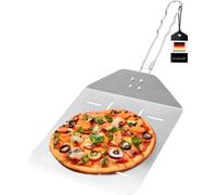 bremermann Pelle à pizza, poignée rabattable / acier inoxydable, env. 24 x 55 cm