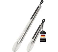 bremermann Pinces à barbecue, set de 2, longueur env. 44,5 (XL) et 28 (S) cm, acier inoxydable