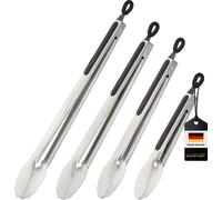 bremermann Pinces à barbecue, set de 4, env. 44,5 (XL), 40,5 (L), 35,5 (M) et 28 (S) cm