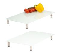 bremermann Plaque couvre-cuisinière lot de 2 verre de sécurité env. 30 x 6 x 52 cm (L/H/P)
