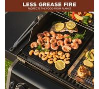 bremermann Plaque de gril, set de 2, poêle à griller, antiadhésive 29,5 x 25,5 cm