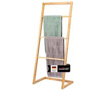 bremermann Porte-serviettes 4 barres porte-serviettes en bambou