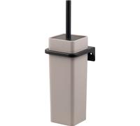 bremermann Poubelle de salle de bain Savona avec couvercle basculant, poubelle salle de bain, matière plastique, 5,5 litres (blanc, anguleux)