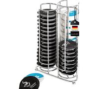 bremermann Présentoir à capsules, support de capsules "Tassimo" pour jusqu'à 51 capsules, chromé