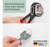 bremermann salle de bain LUCENTE Porte-serviettes en acier inoxydable chromé brillant 80 cm