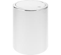 bremermann Seau à cosmétiques SAVONA 5,5 litres en plastique, rond - blanc