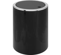 bremermann Seau à cosmétiques SAVONA 5,5 litres en plastique, rond - noir
