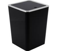 bremermann Seau à cosmétiques SAVONA 6 litres en plastique, carré - noir