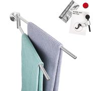 bremermann Série salle de bain PIAZZA - porte-serviettes incl. set de collage en inox mat