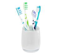 bremermann Série Salle de Bain Savona de Porte-brosses à dent en matière Plastique (Blanc)