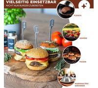bremermann Set de housses à burger 2 pièces / 16 cm chacune / Housse de gril Cloche de fusion