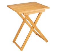 bremermann Table d'appoint pliable - Bambou - Environ 40 x 50 x 31 cm (l x H x P)