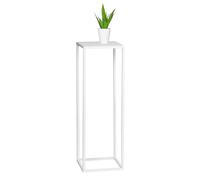 bremermann Set de 3 tabourets à fleurs, support à fleurs en métal, colonne à fleurs noir