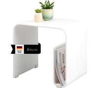 bremermann Tabouret de bain, tabouret de douche en acrylique noir, env. 33 x 27,5 x 48 cm (l/p/h), avec poignée encastrée, forme ergonomique, charge maximale 130 kg