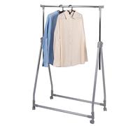 bremermann Tringle à vêtements pliable, portemanteau à roulettes,