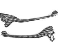 Bremshebel Set TNT links & rechts, 2 Stück für Piaggio Zip 2 SP LC 50 ccm, Farbe:Carbon Optik