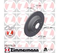 Bremsscheiben Hinten VOLL Pour Ford Puma CF7 J2K