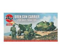 Bren Gun Carrier& 6 Pdr At Gun,vintage Classics- 1:76e - Airfix G