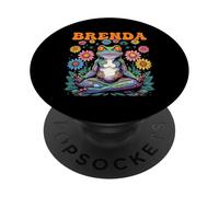 Brenda Figurine Grenouille Fantaisie pour Fille PopSockets PopGrip Adhésif