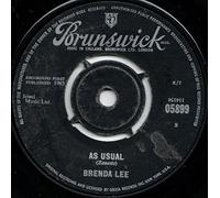 Brenda Lee - BRENDA LEE - AS USUAL 7in (30309)