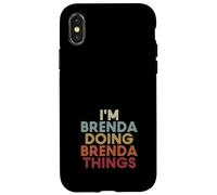 Brenda Name Brenda Personalized Name First Given Coque pour iPhone X/XS