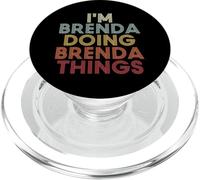 Brenda Name Brenda Personalized Name First Given PopSockets PopGrip pour MagSafe