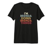 Brenda Name Brenda Personalized Name First Given T-Shirt Haut de Gamme