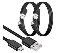 BRENDAZ {2-Pack} Câble Micro USB pour chargement et transfert de données - Câble de données Micro B pour smartphones, appareils photo, manettes de jeu, etc. - Câble de transfert de données haute vitesse pour tous les téléphones Android (1,8 m)