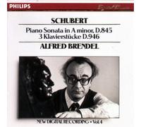 Alfred Brendel – Schubert : Sonate pour piano D.845 et 3 pièces pour piano D.946 – Philips