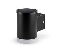 Brendz Accra | Applique murale exterieur solaire à LED | Lampe solaire exterieur de 50 Lumens, blanc chaud 3000k, Imperméable IP44 | Eclairage exterieur solaire