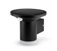 Brendz Applique murale exterieur solaire, 500 Lumens lampe solaire exterieur, blanc chaud 3000k, Imperméable IP44, Eclairage exterieur solaire avec detecteur de mouvement et mode Stand-By