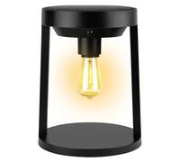 Brendz Lampe de table solaire, 400 lumens, lumière blanc chaud, USB-C, 3 niveaux de luminosité, jusqu’à 42 heures d’autonomie, Lanterne solaire exterieur, Lanterne solaire exterieur Jardin