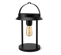 Brendz Lanterne Solaire Exterieur, IP44 Étanche, Lampe de Table Solaire avec 3 Modes de Lumière, Batterie Rechargeable Via USB-C, Grande Lanterne Solaire Exterieur, Décoration LED de Jardin, Tampa R